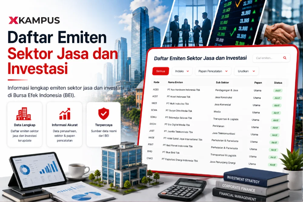 Daftar Emiten Sektor Jasa dan Investasi