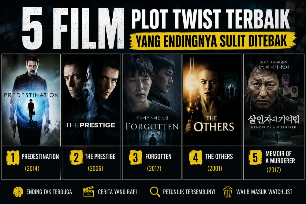 Film Plot Twist Terbaik yang Endingnya Sulit Ditebak