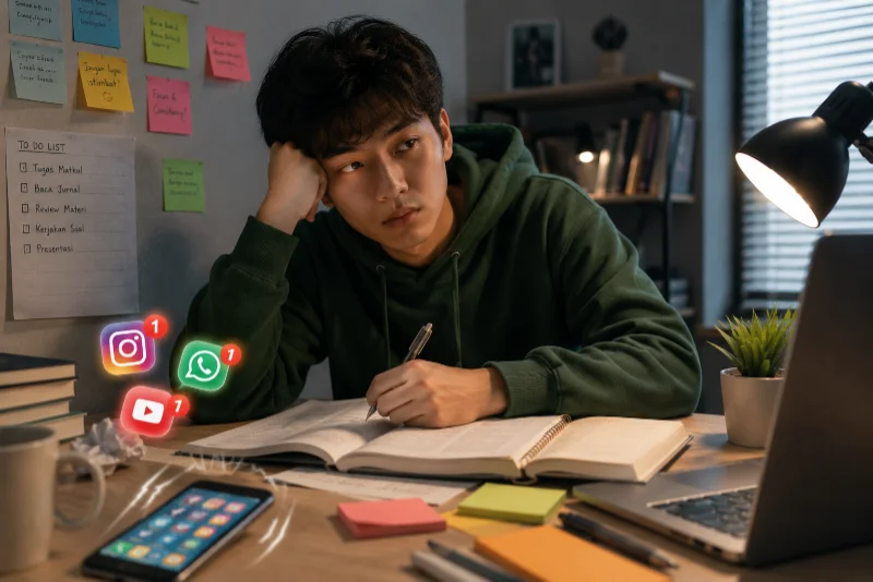 Kenapa Sulit Fokus Belajar? Ini Penyebab yang Jarang Disadari