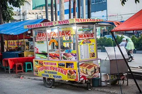 Street Food Indonesia Martabak 