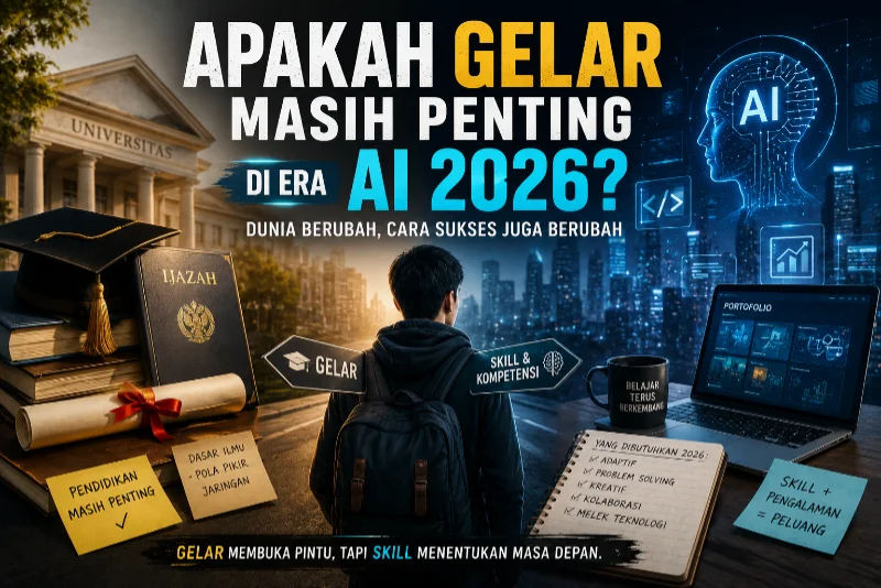 Apakah Gelar Masih Penting di Era AI Tahun 2026
