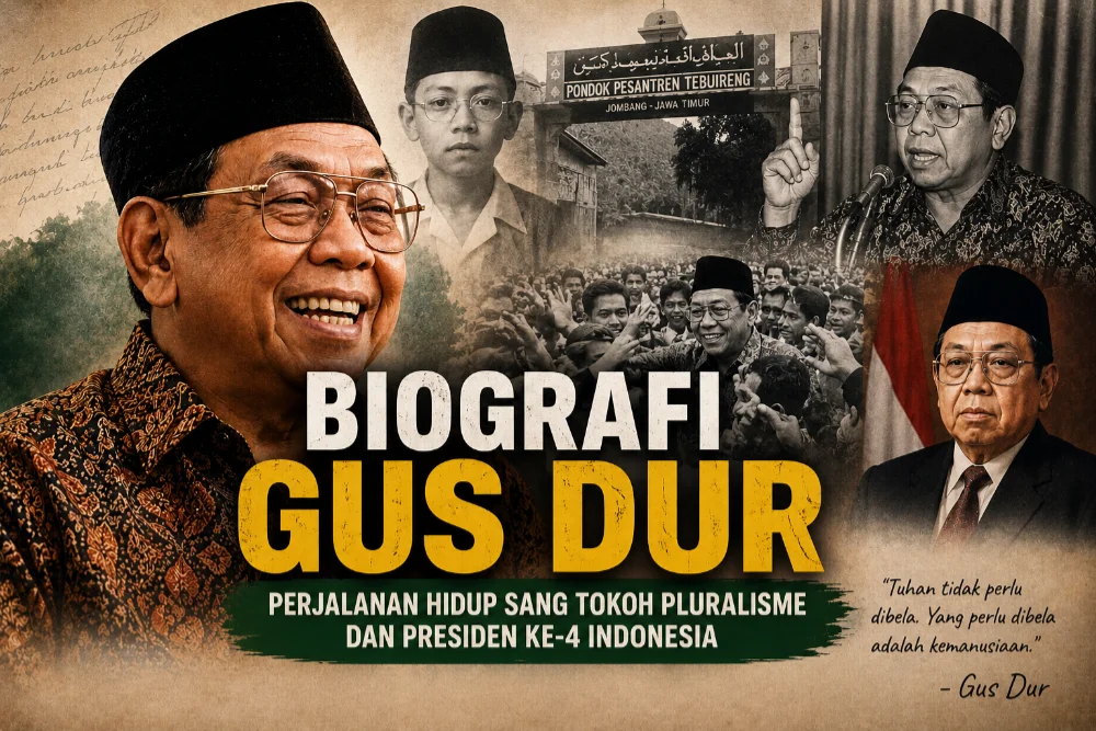 Biografi Gus Dur Tokoh yang Mengubah Cara Pandang