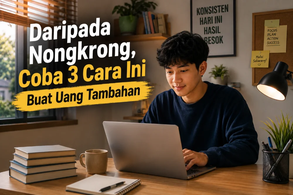 Daripada Nongkrong Coba 3 Cara Ini Buat Uang Tambahan