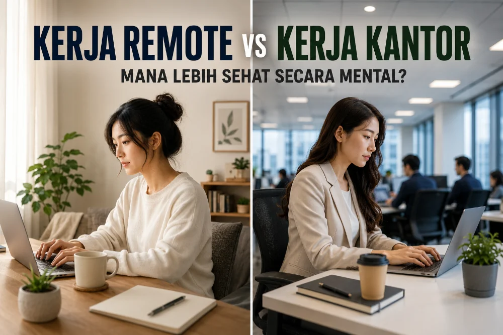 Kerja Remote atau Kantor Mana yang Lebih Sehat Mental